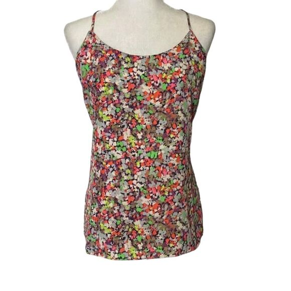 𝅺j.crew Camisole Racerback Tank Top Multicolored Size 10 - Picture 1 of 8